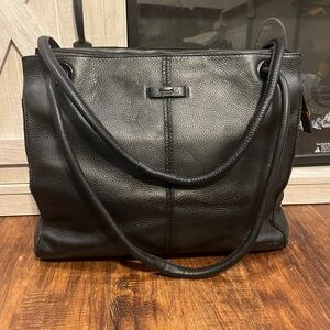 Hammitt Black Leather Tote Bag